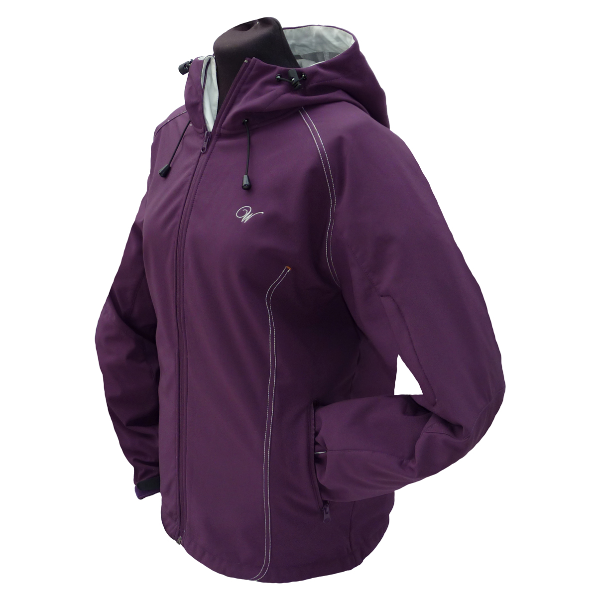 SoftShell jacka Lila