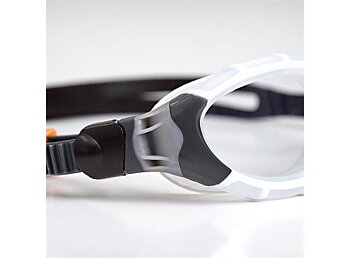 Zoggs Predator Flex - Black/White - Clear lens