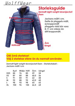 Zermatt Light weight down jacket Women